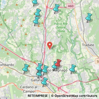 Mappa Via Volta, 21040 Oggiona Con Santo Stefano VA, Italia (5.60538)