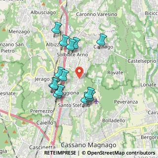 Mappa Via Volta, 21040 Oggiona Con Santo Stefano VA, Italia (1.61643)