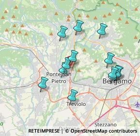 Mappa Via del Chioso, 24030 Mozzo BG, Italia (3.54615)