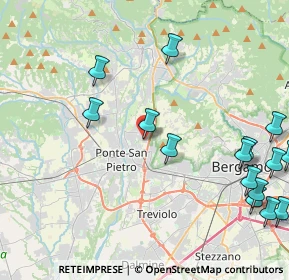 Mappa Via del Chioso, 24030 Mozzo BG, Italia (5.432)