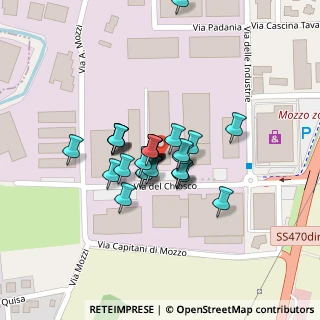 Mappa Via del Chioso, 24030 Mozzo BG, Italia (0.06429)