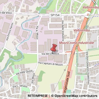 Mappa Via del chioso 14, 24030 Mozzo, Bergamo (Lombardia)