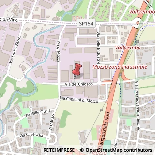 Mappa Via del Chioso, 10, 24030 Mozzo, Bergamo (Lombardia)