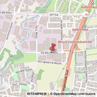 Mappa Via del Chioso, 13, 24030 Mozzo, Bergamo (Lombardia)