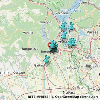 Mappa Via Monte Rosa, 28021 Borgomanero NO, Italia (6.78643)