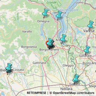Mappa Via Monte Rosa, 28021 Borgomanero NO, Italia (18.68353)