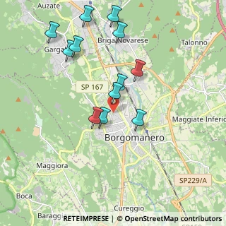 Mappa Via Monte Rosa, 28021 Borgomanero NO, Italia (1.93917)