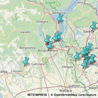 Mappa Via delle Rosette, 28021 Borgomanero NO, Italia (20.7175)