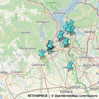 Mappa Via delle Rosette, 28021 Borgomanero NO, Italia (10.24143)