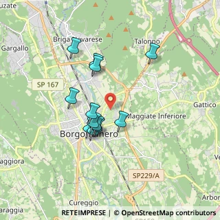 Mappa Via delle Rosette, 28021 Borgomanero NO, Italia (1.485)