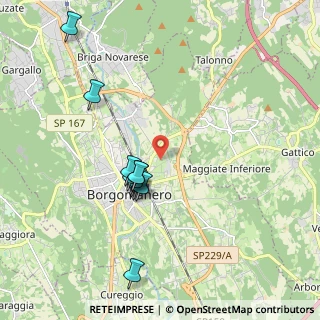 Mappa Via delle Rosette, 28021 Borgomanero NO, Italia (1.79182)