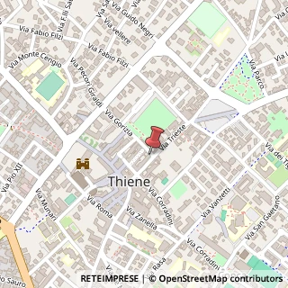 Mappa Via Trieste, 33, 36016 Thiene, Vicenza (Veneto)