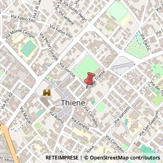 Mappa Via Trieste, 38, 36016 Thiene, Vicenza (Veneto)
