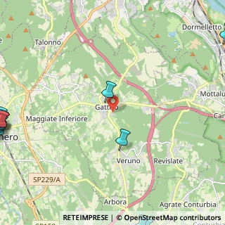 Mappa Via Vallone, 28013 Gattico NO, Italia (4.3235)
