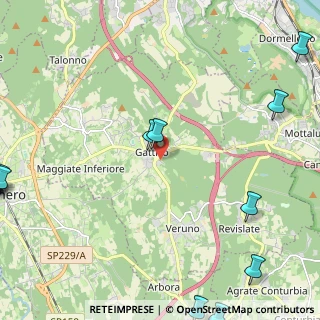 Mappa Via Vallone, 28013 Gattico NO, Italia (4.0475)