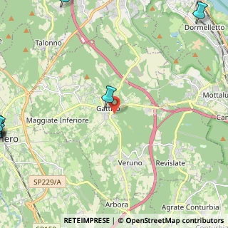 Mappa Via Vallone, 28013 Gattico NO, Italia (4.4915)