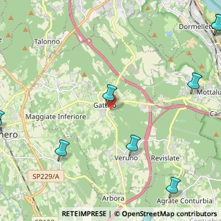 Mappa Via Vallone, 28013 Gattico NO, Italia (3.89692)