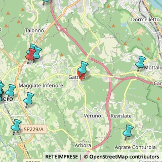 Mappa Via Vallone, 28013 Gattico NO, Italia (3.9415)