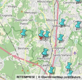 Mappa Via Madonnina, 21040 Jerago Con Orago VA, Italia (2.46333)