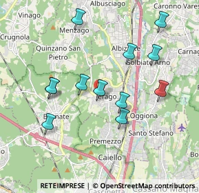 Mappa Via Madonnina, 21040 Jerago Con Orago VA, Italia (1.86)