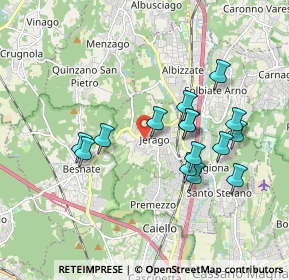 Mappa Via Madonnina, 21040 Jerago Con Orago VA, Italia (1.67133)