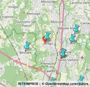 Mappa Via Madonnina, 21040 Jerago Con Orago VA, Italia (3.7625)