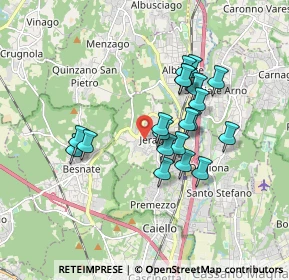 Mappa Via Madonnina, 21040 Jerago Con Orago VA, Italia (1.4465)