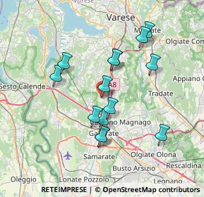 Mappa Via Madonnina, 21040 Jerago Con Orago VA, Italia (6.46857)