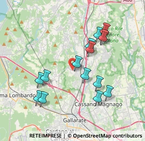 Mappa Via Madonnina, 21040 Jerago Con Orago VA, Italia (3.60933)