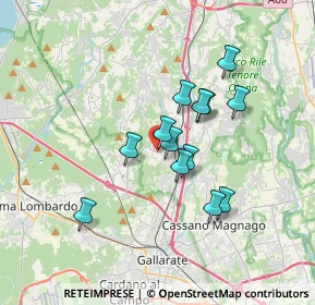 Mappa Via Madonnina, 21040 Jerago Con Orago VA, Italia (2.76231)