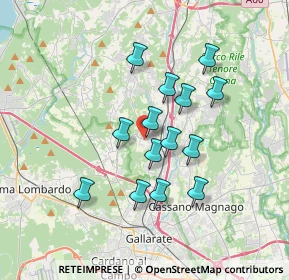 Mappa Via Madonnina, 21040 Jerago Con Orago VA, Italia (2.94643)