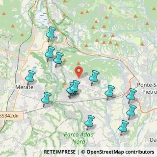 Mappa Via Don Ottavio Bolgeni, 24030 Carvico BG, Italia (4.38357)