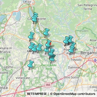 Mappa Via Don Ottavio Bolgeni, 24030 Carvico BG, Italia (6.06222)