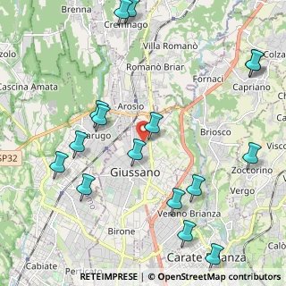 Mappa Via San Damiano, 20833 Giussano MB, Italia (2.60563)
