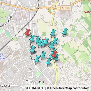 Mappa Via S. Damiano, 20833 Giussano MB, Italia (0.3275)