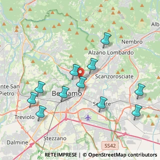 Mappa 24124 Bergamo BG, Italia (4.15091)