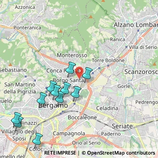 Mappa 24124 Bergamo BG, Italia (2.29182)