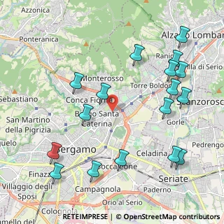 Mappa 24124 Bergamo BG, Italia (2.45412)