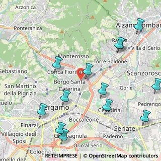 Mappa 24124 Bergamo BG, Italia (2.58385)