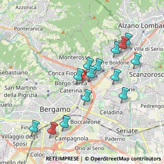 Mappa 24124 Bergamo BG, Italia (1.94714)