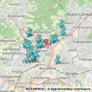 Mappa 24124 Bergamo BG, Italia (1.595)