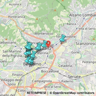 Mappa 24124 Bergamo BG, Italia (1.74846)