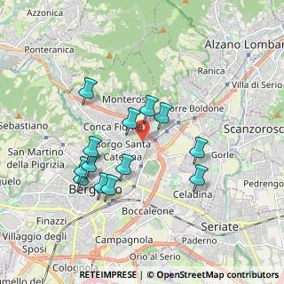 Mappa 24124 Bergamo BG, Italia (1.68692)