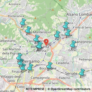 Mappa 24124 Bergamo BG, Italia (2.30533)