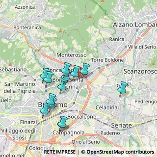Mappa 24124 Bergamo BG, Italia (1.82)