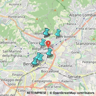 Mappa 24124 Bergamo BG, Italia (1.26818)