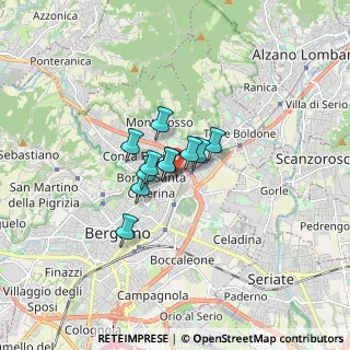 Mappa 24124 Bergamo BG, Italia (0.86636)