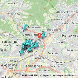 Mappa 24124 Bergamo BG, Italia (1.8125)