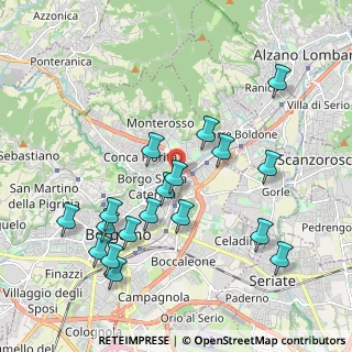 Mappa 24124 Bergamo BG, Italia (2.07833)
