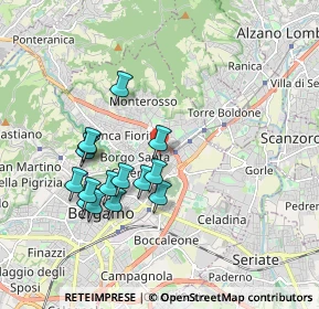 Mappa 24124 Bergamo BG, Italia (1.73267)